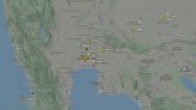 Flugeverkehr Thailand am 1. Mai 2020