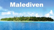 Eine Insel auf den Malediven
